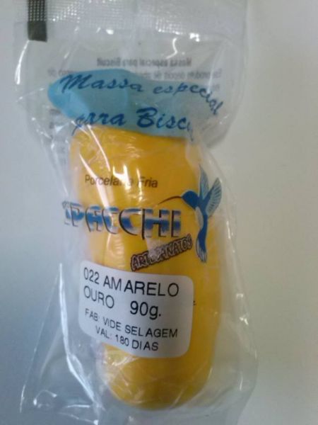 Massa Amarelo ouro 90g