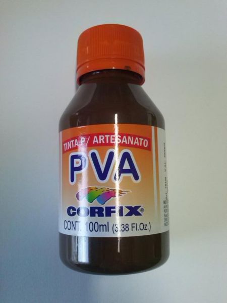 Tinta PVA Marrom 100ml